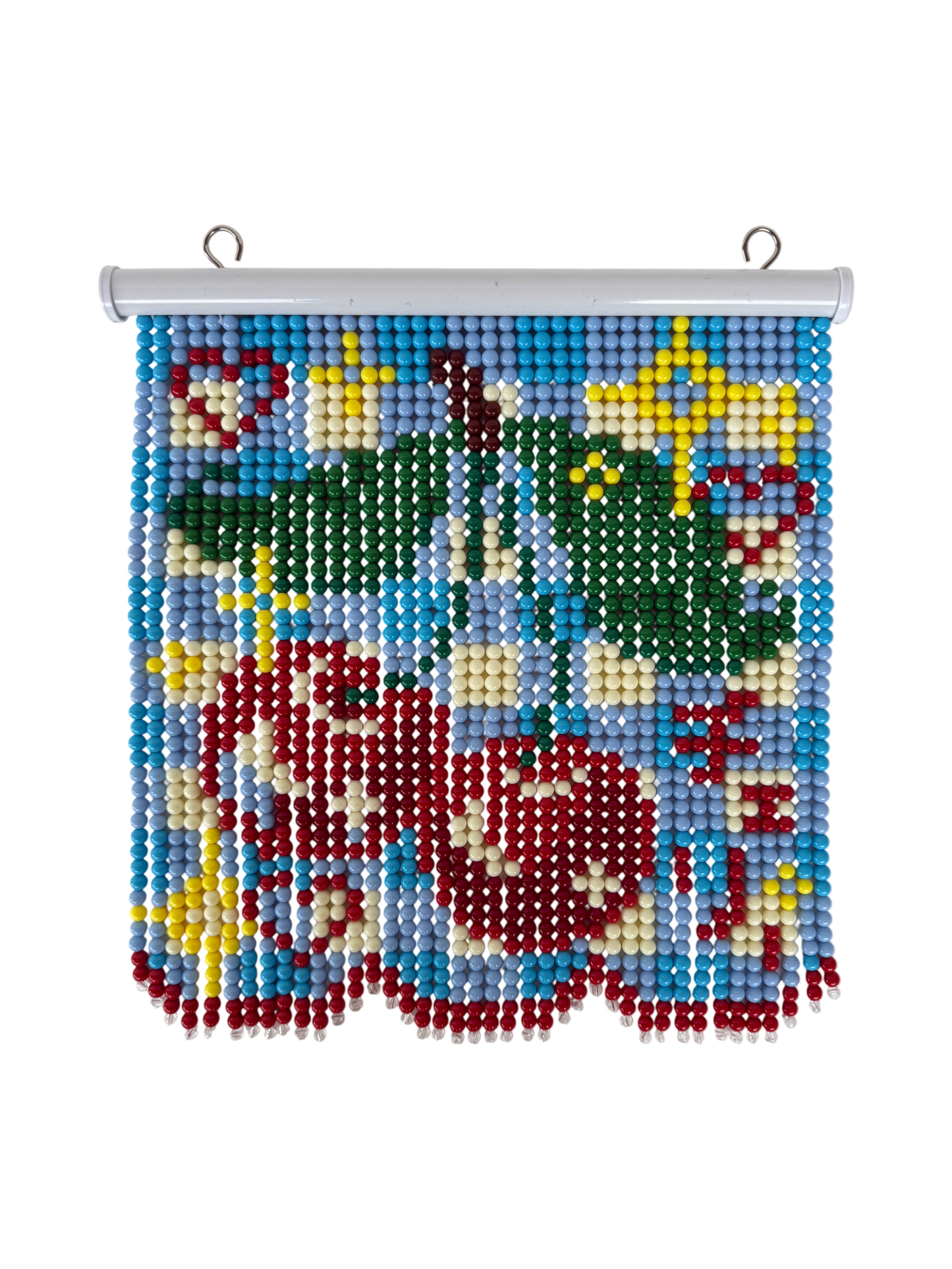 Cherry bead curtain