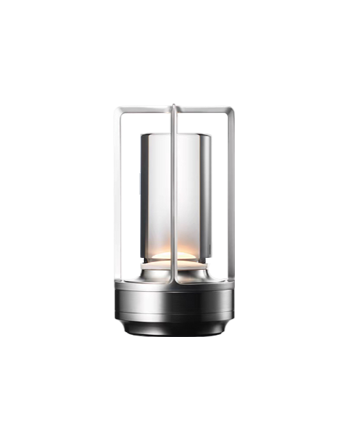 Cordless glass table lamp