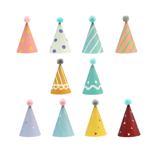 Birthday paper hats