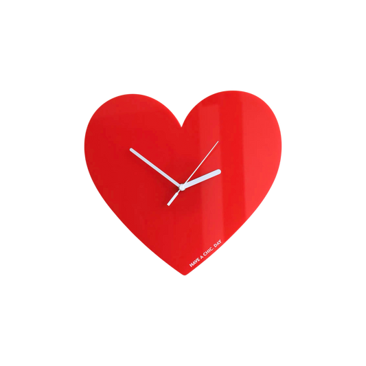 Heart wall clock
