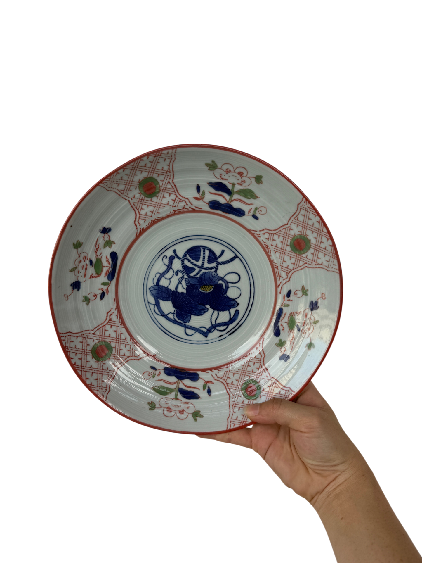 Chinese set of bowls, plates, spoon and sauce dishes