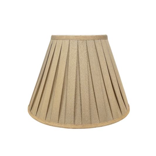 Cream cone lampshade