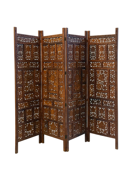 Peranakan wooden carved divider