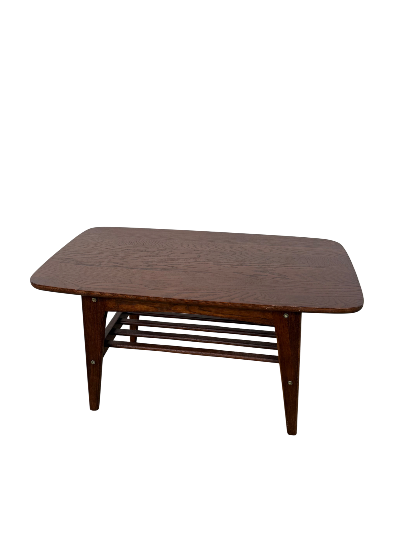 Brown formica coffee table