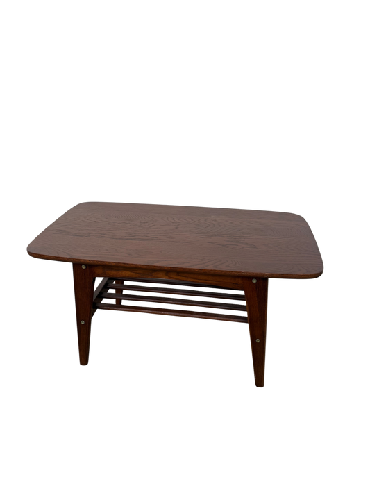 Brown formica coffee table