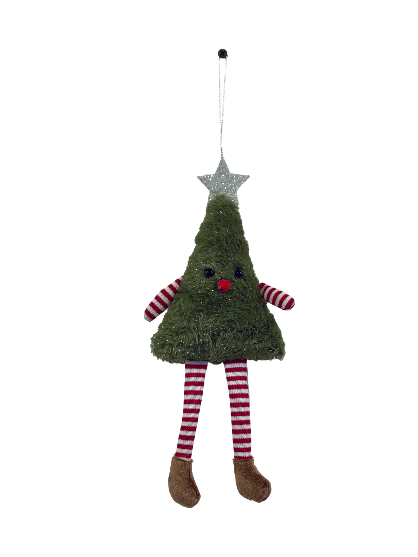 Christmas tree plushie charm