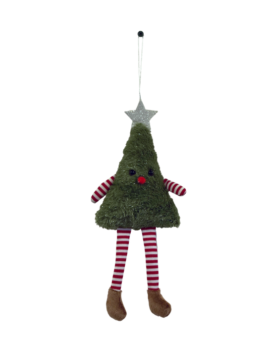 Christmas tree plushie charm