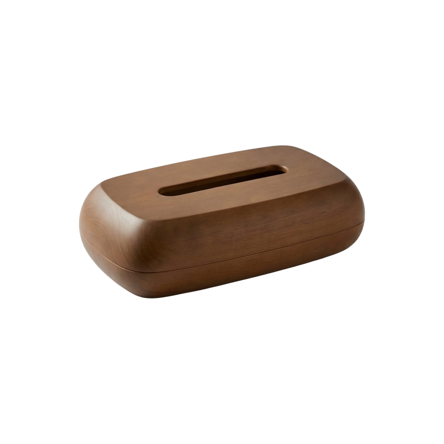 Wooden tissue box