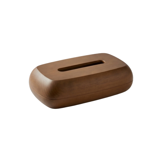 Wooden tissue box