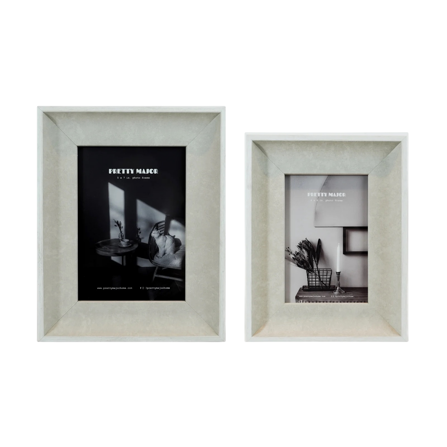 Stone frame in 4R and 5R